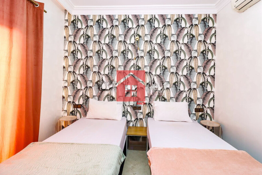 Bel Appartement avec Balcon a Gueliz-5